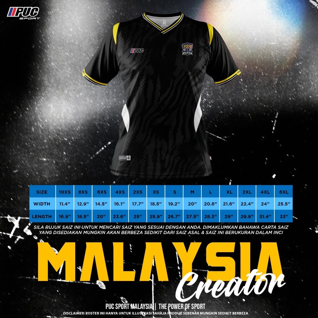 Malaysia Creator - Away Kit Jersey