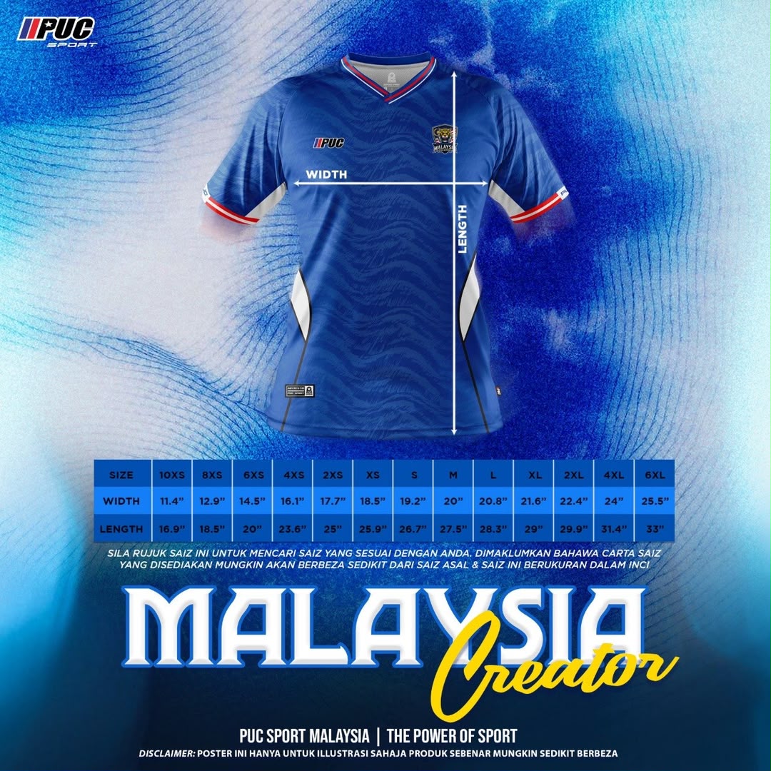 Malaysia Creator - Home Kit Jersey